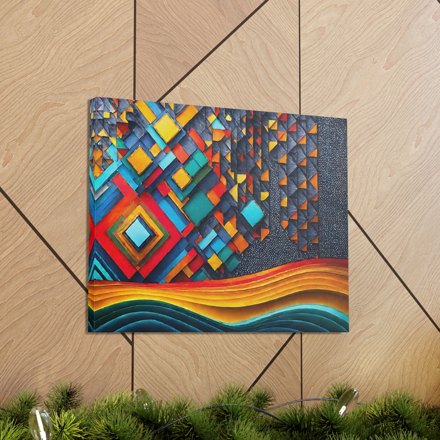 Celestial Currents: Abstract Wall Décor