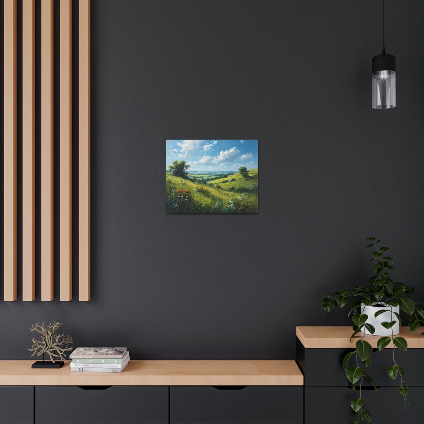 Whispering Field: Classic Oil Painting Wall Décor