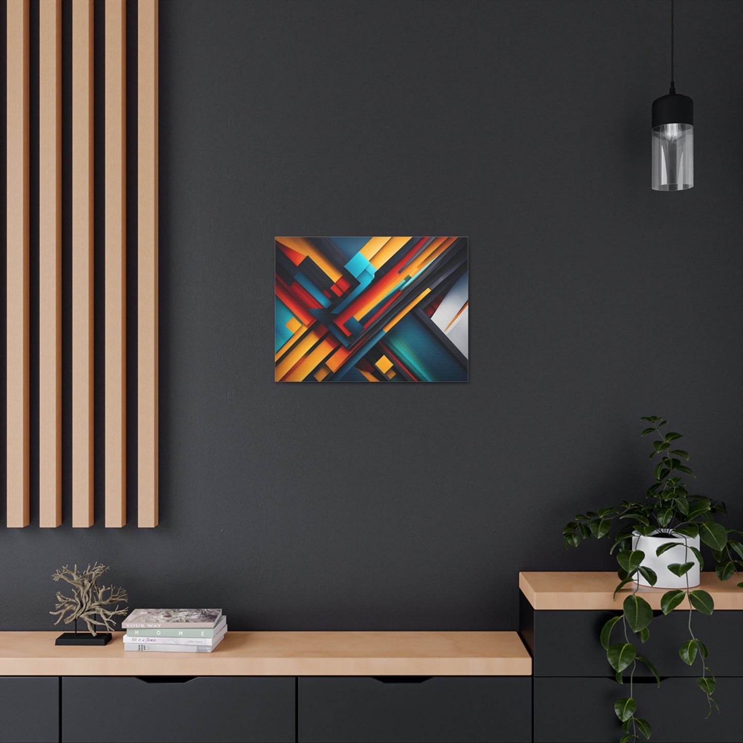 Prismatic Shifts: Abstract Wall Décor