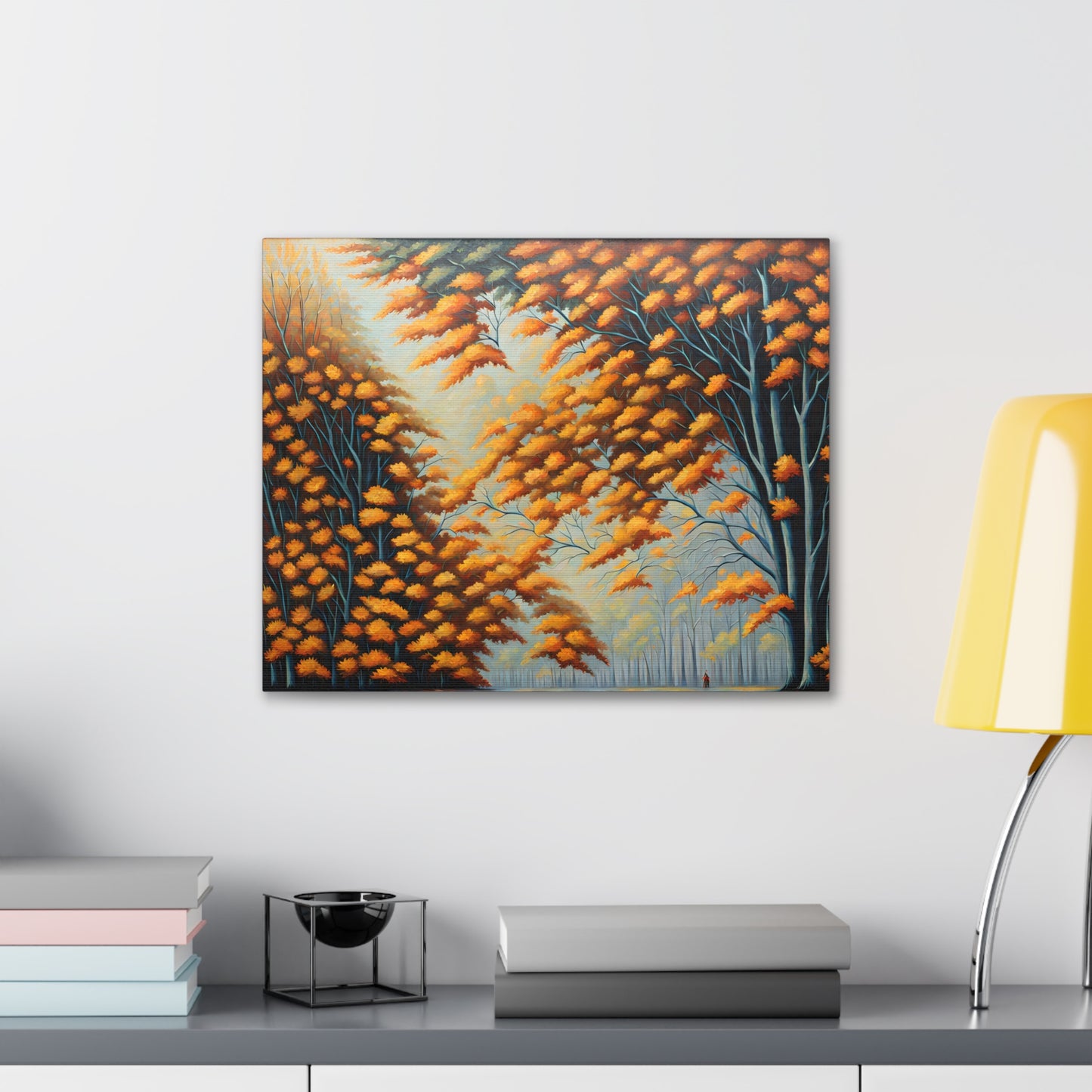 Autumn Fields: Classic Oil Painting Wall Décor