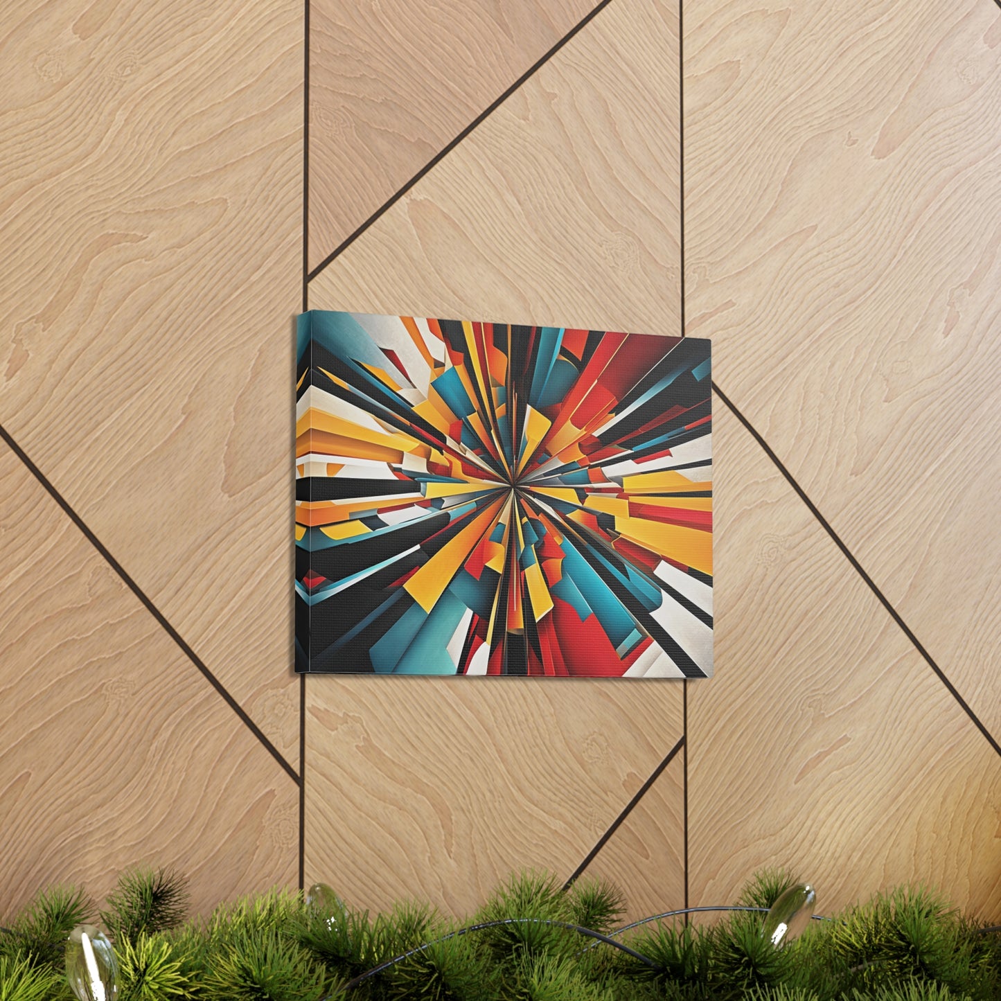 Crystal Whirl: Abstract Wall Décor