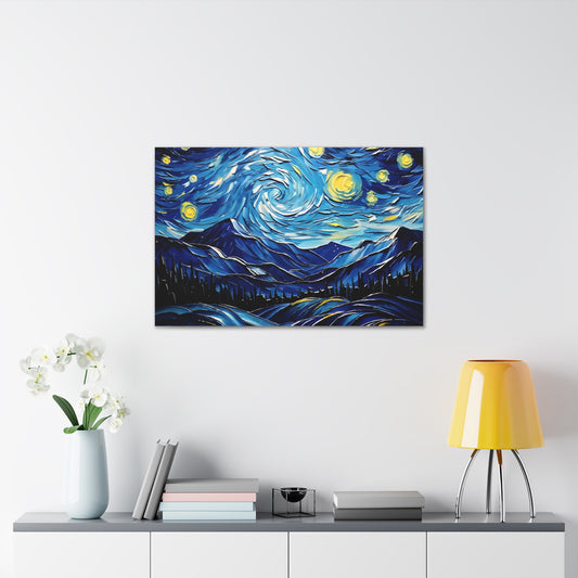 Silhouetted Sky: Classic Oil Painting Wall Décor