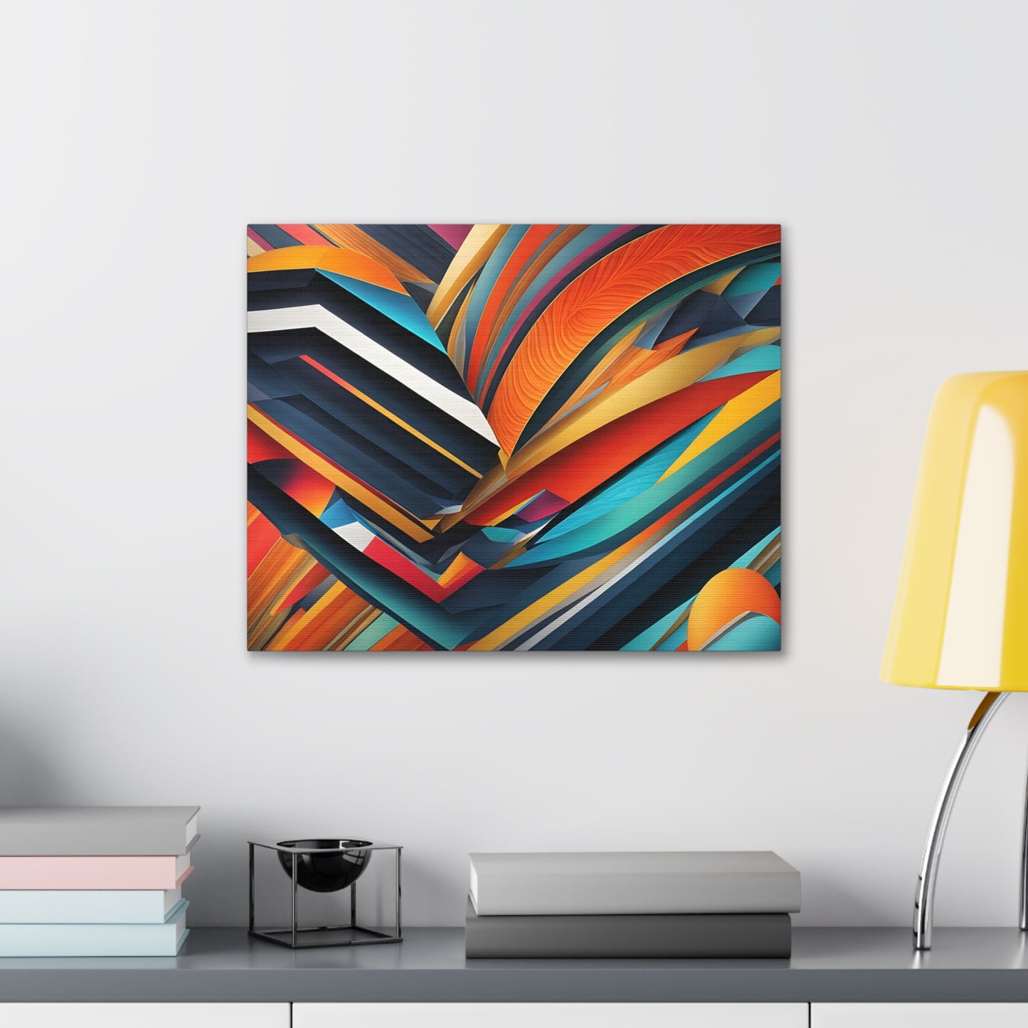 Iridescent Symphony: Abstract Wall Décor