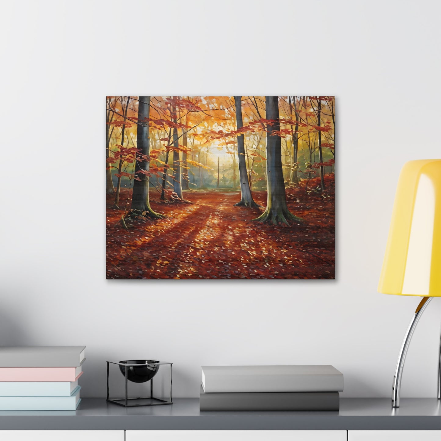 Woodland Trail: Classic Oil Painting Wall Décor