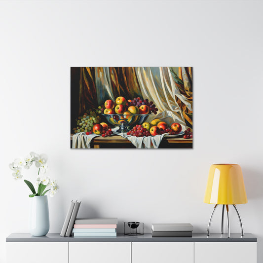 Calming Table: Classic Oil Painting Wall Décor