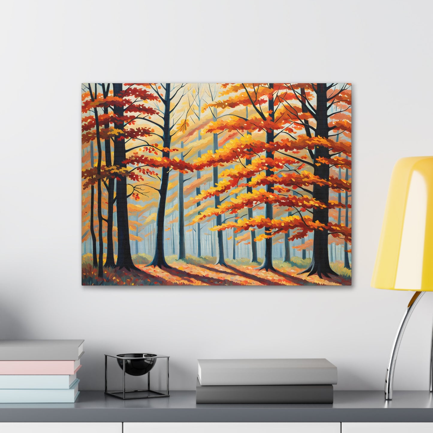 Autumn Hues: Classic Oil Painting Wall Décor