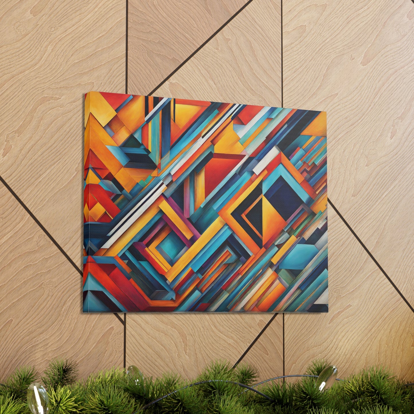 Chromatic Mist: Abstract Wall Décor