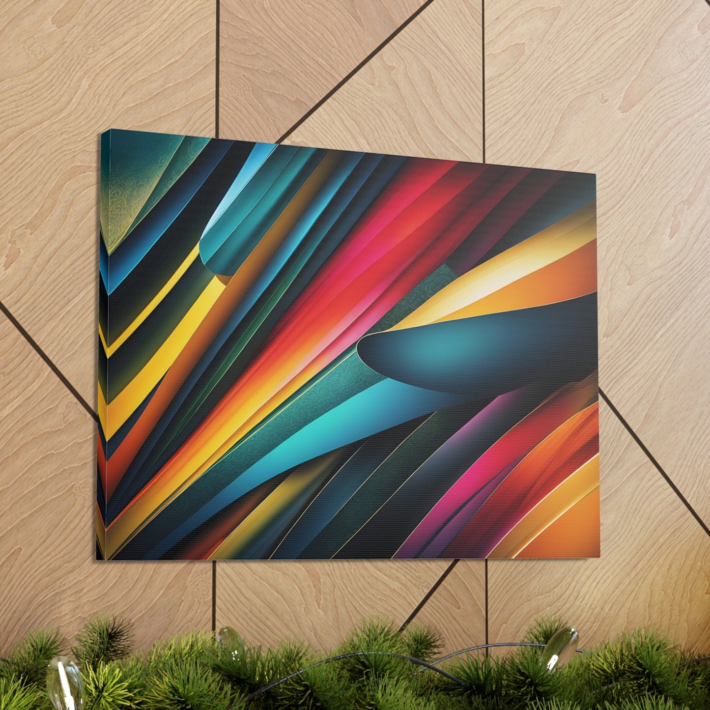 Velvet Stream: Abstract Wall Décor