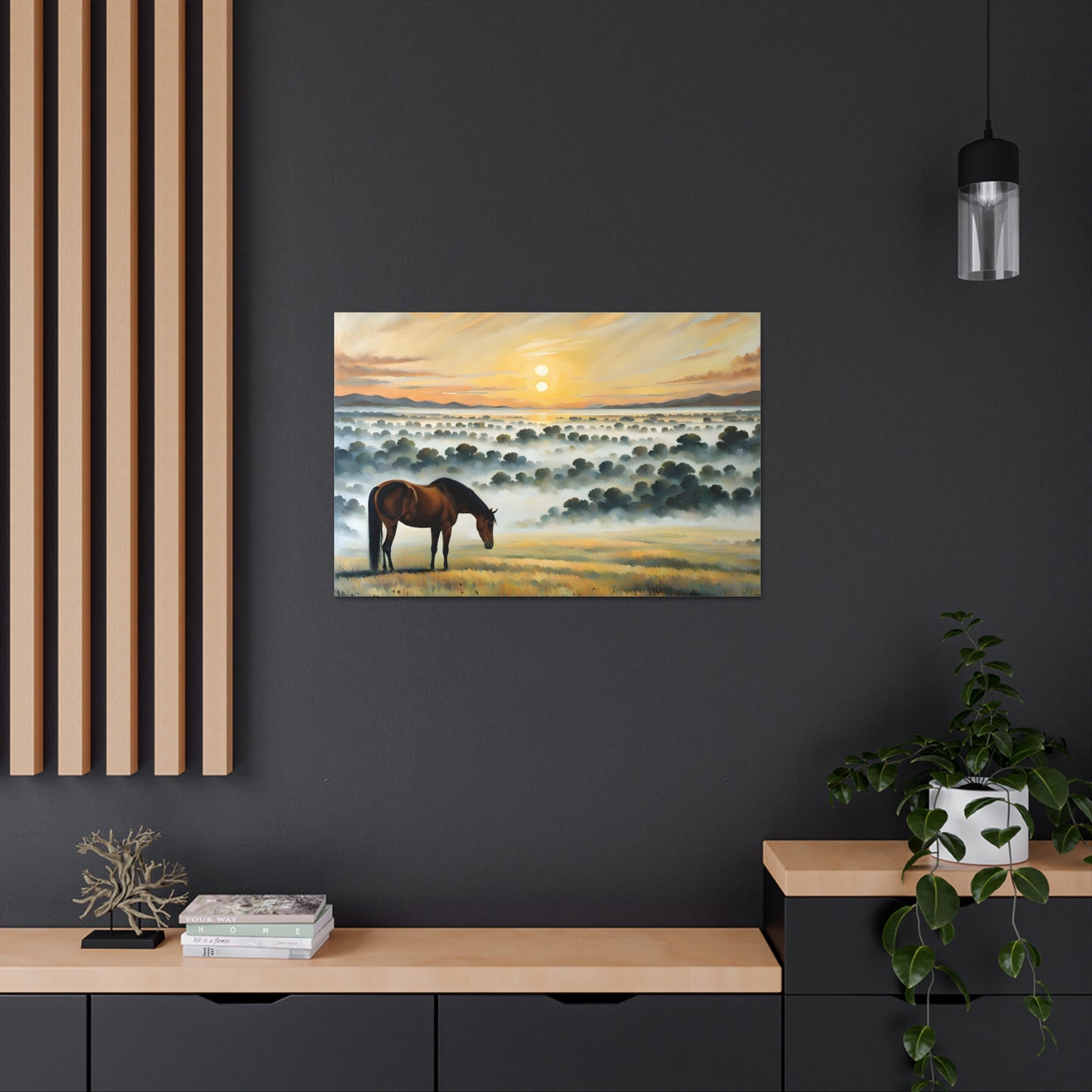 Radiant View: Classic Oil Painting Wall Décor