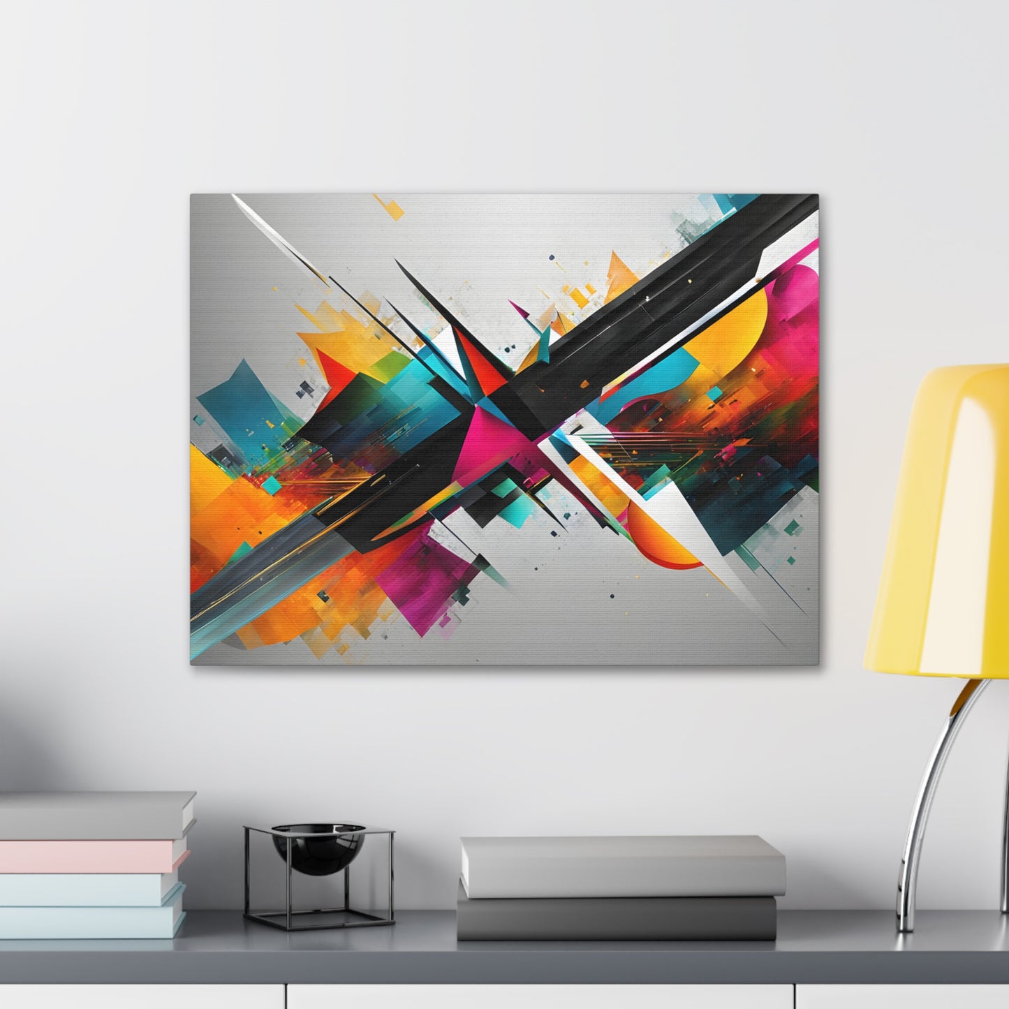 Prismatic Whispers: Abstract Wall Décor