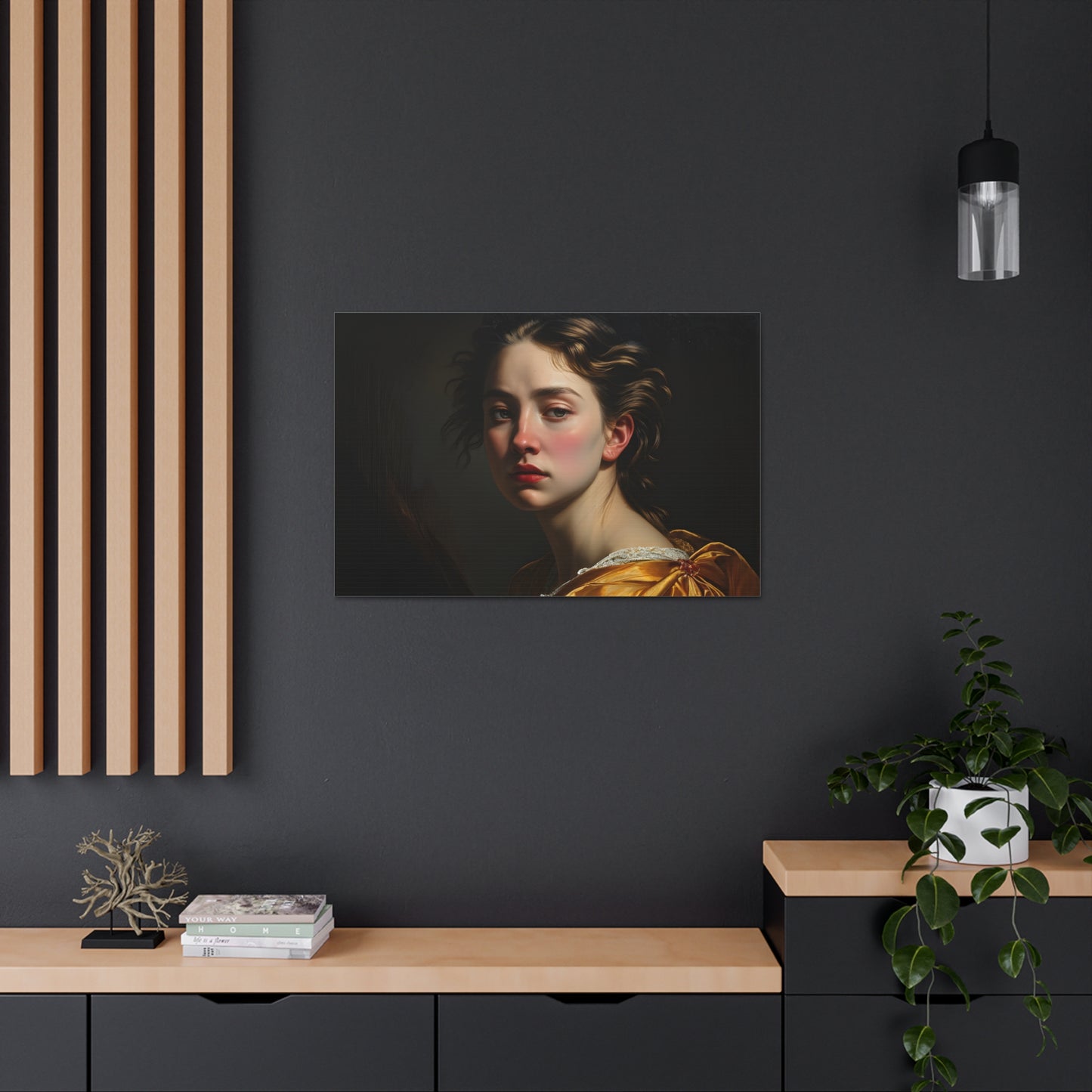 Humility: Classic Oil Painting Wall Décor