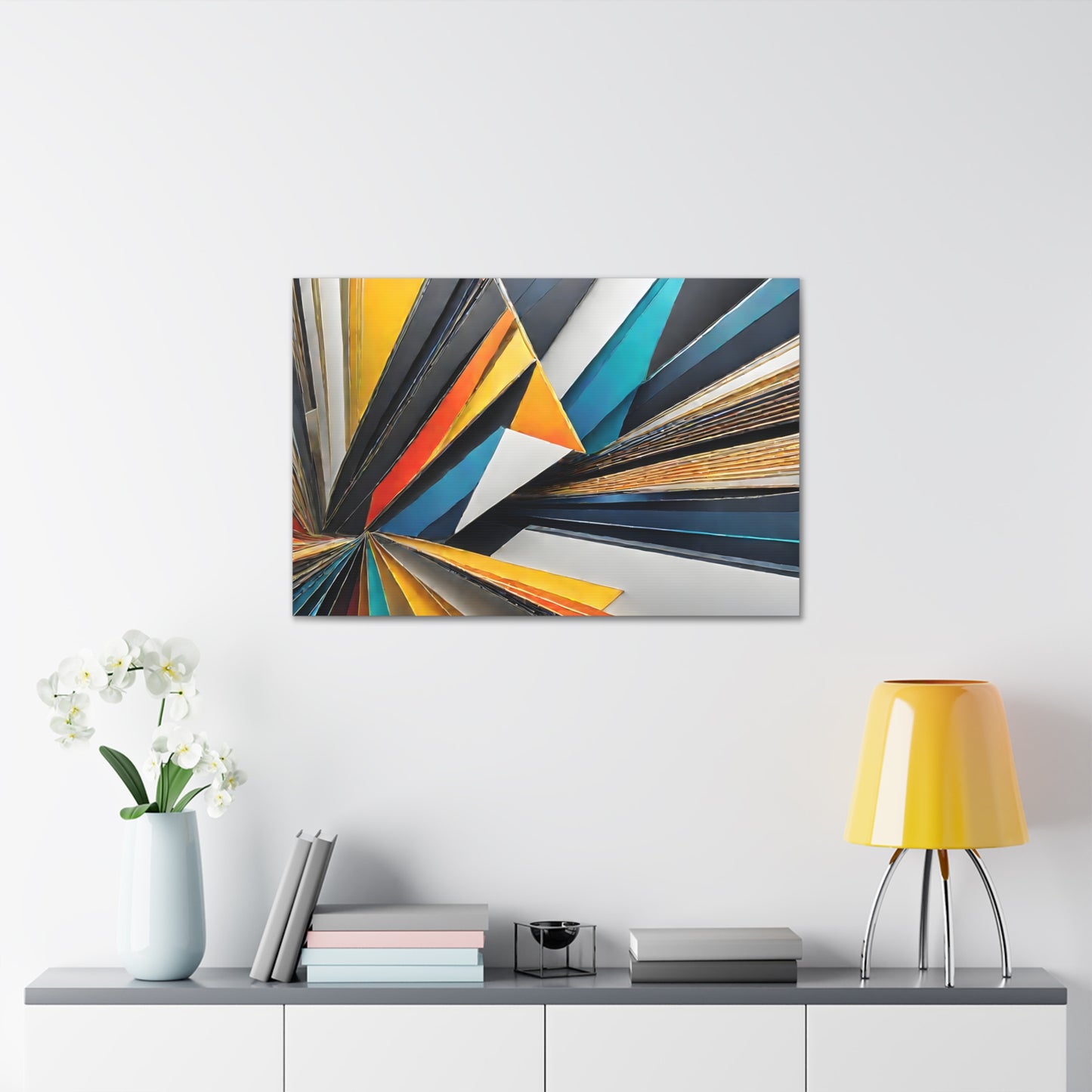 Spectrum Bloom: Abstract Wall Décor