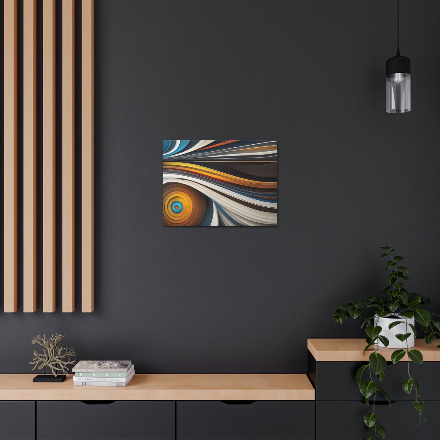 Celestial Whirl: Abstract Wall Décor