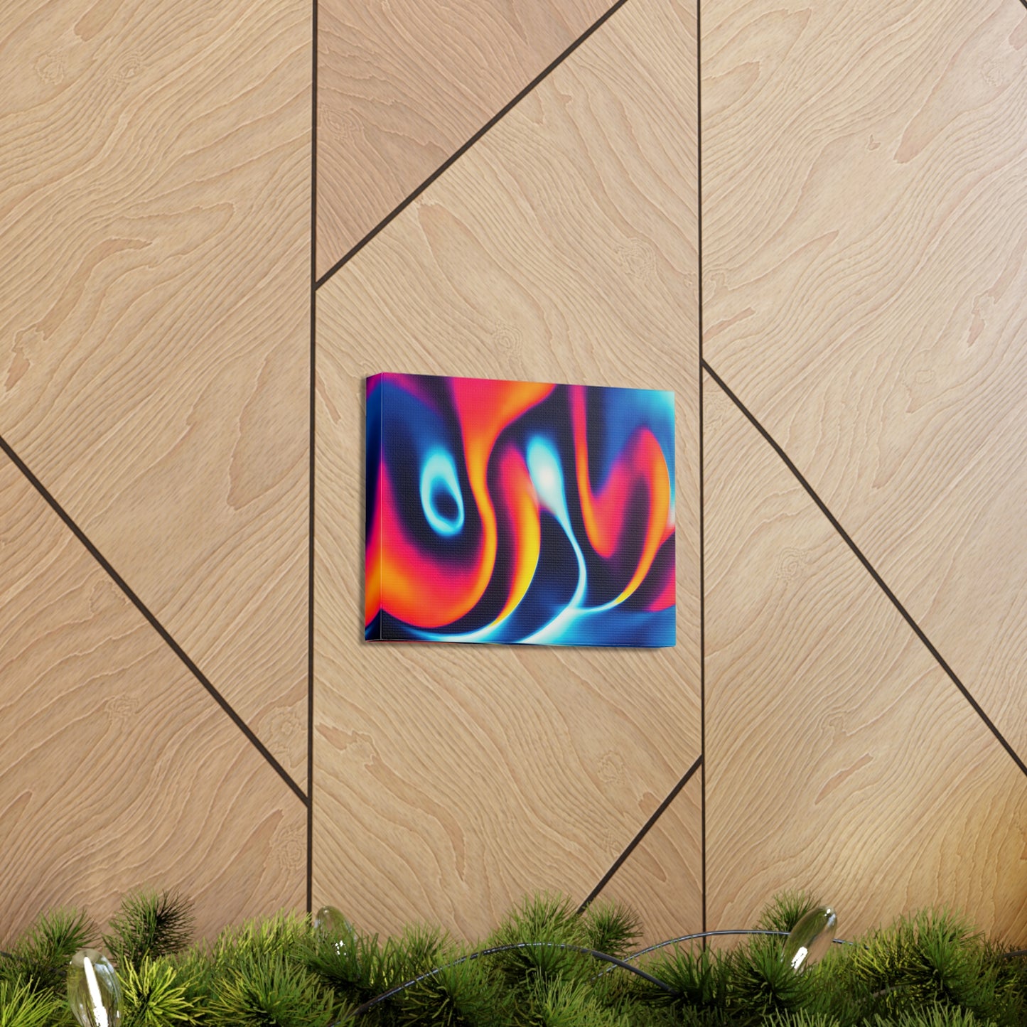 Electric Whirlwind: Abstract Colors Wall Décor