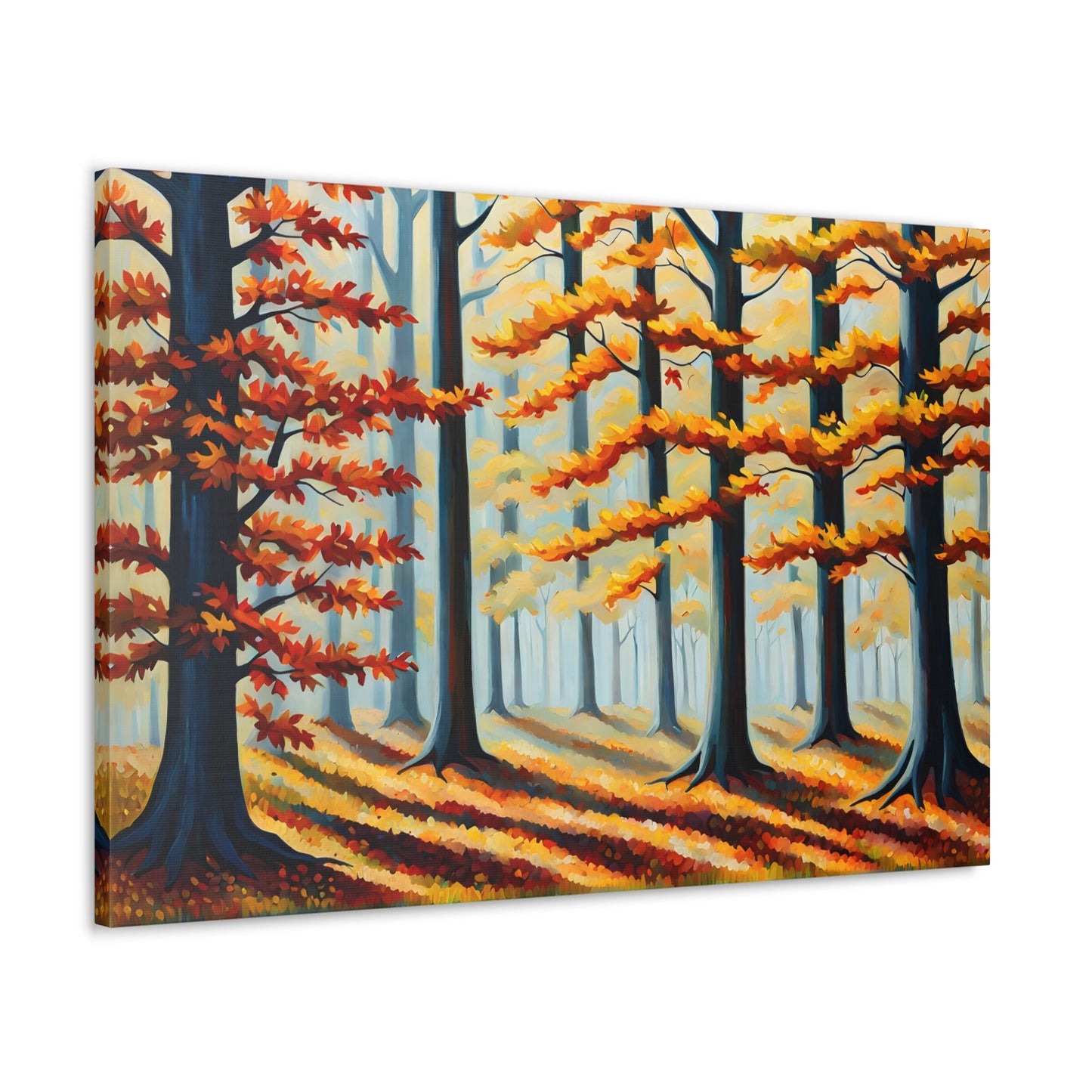 Woodland Trail: Classic Oil Painting Wall Décor