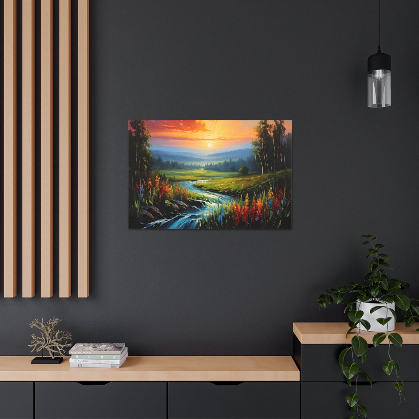 Radiant View: Classic Oil Painting Wall Décor