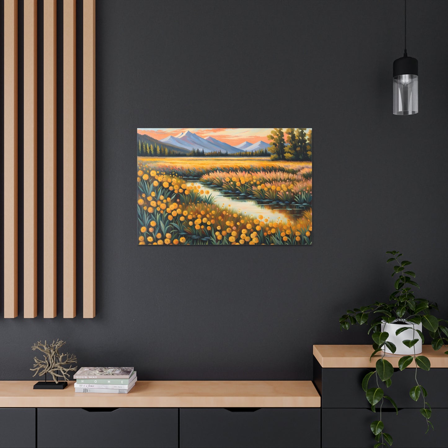 Willow Breeze: Classic Oil Painting Wall Décor