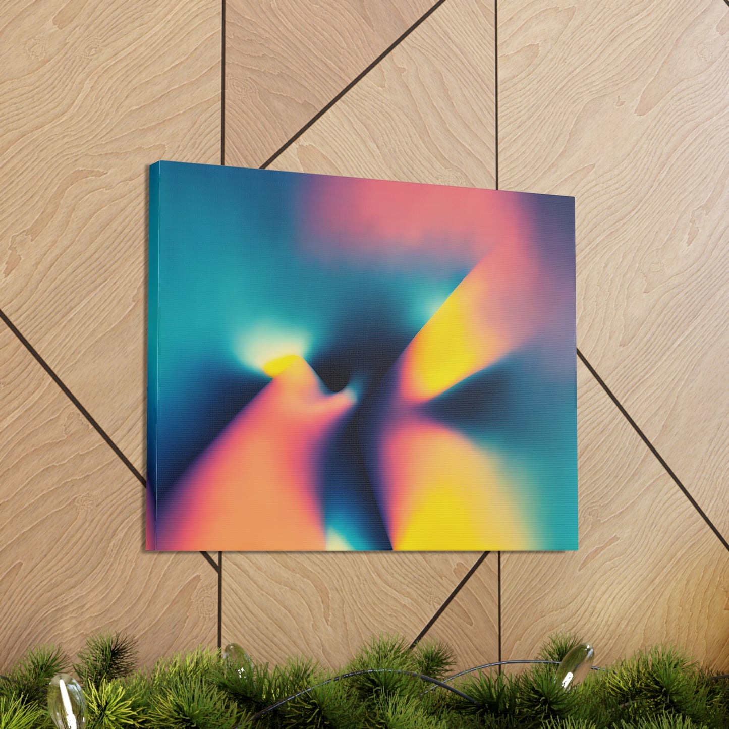 Vivid Whirlpool: Abstract Colors Wall Décor