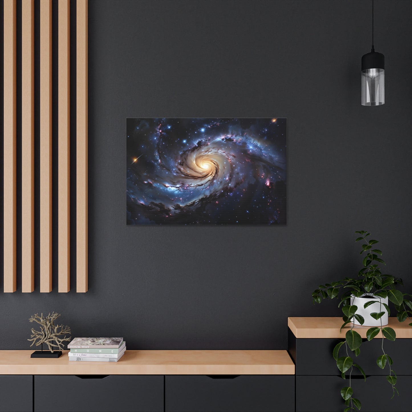 Lunar Luminescence: Space Wall Décor