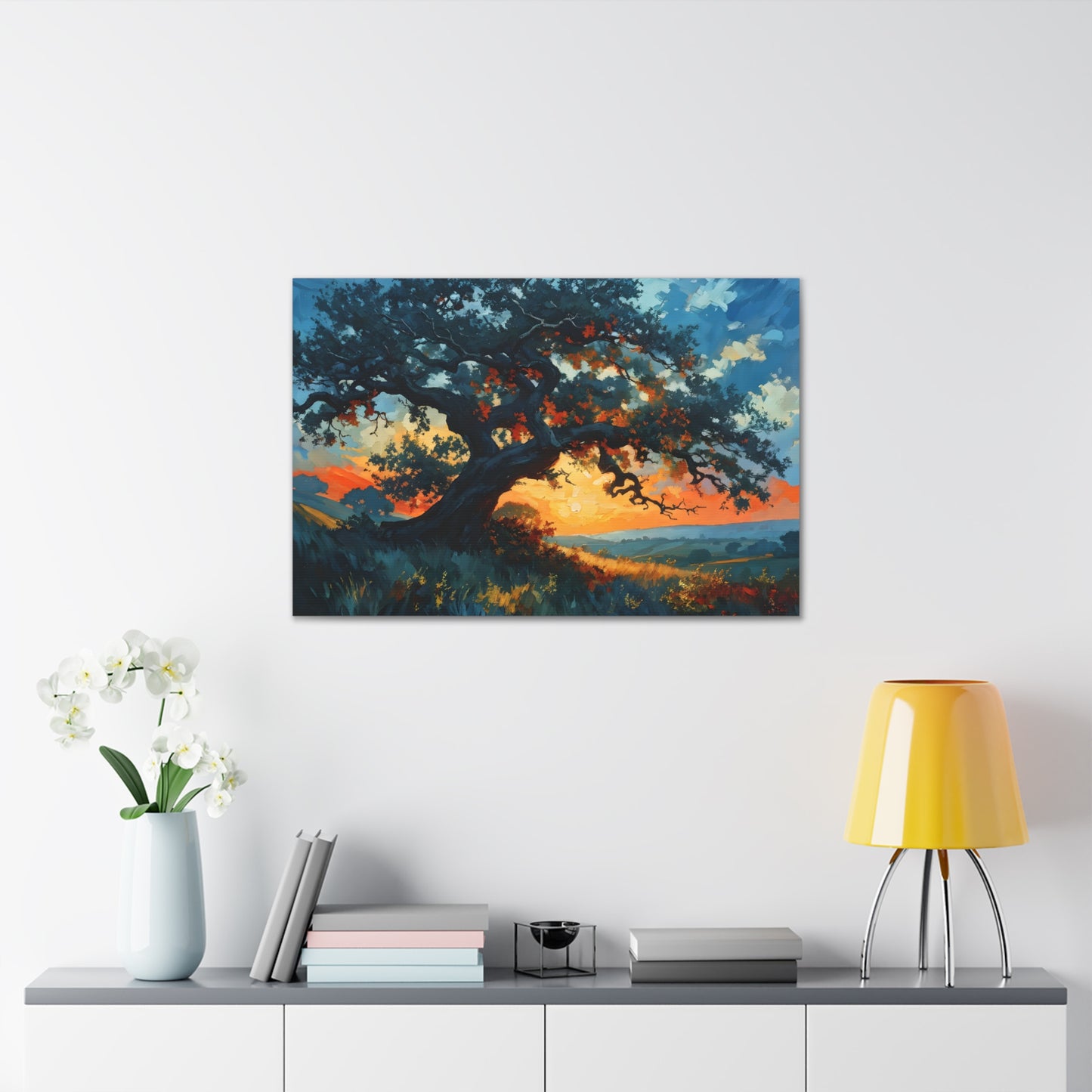 Enchanted Horizon: Classic Oil Painting Wall Décor