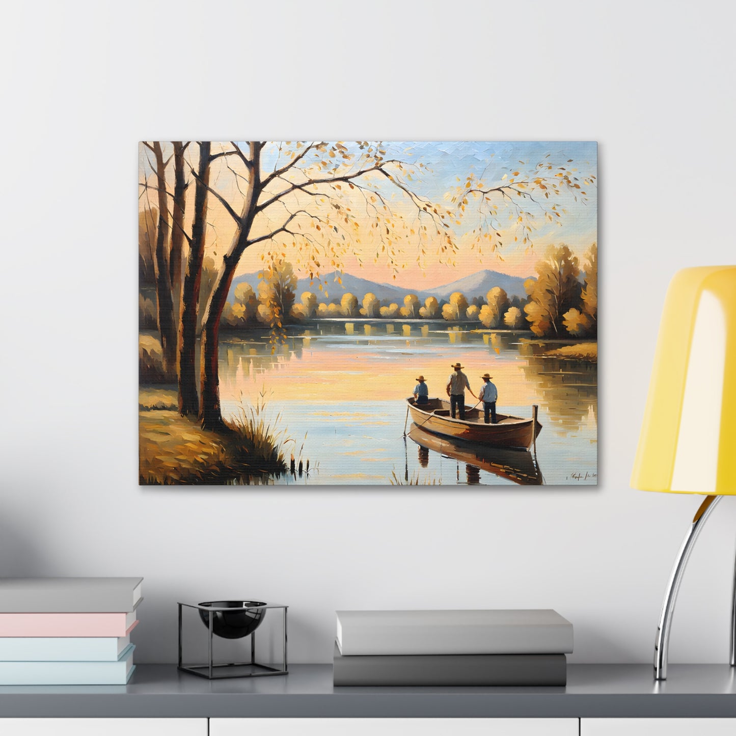 River’s Bend: Classic Oil Painting Wall Décor