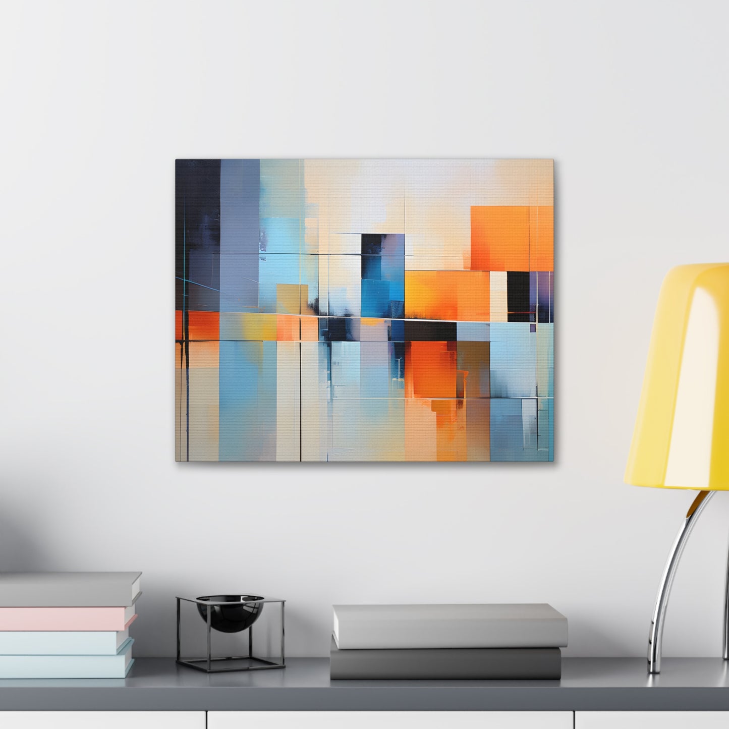 Luminous Lines: Abstract Wall Décor