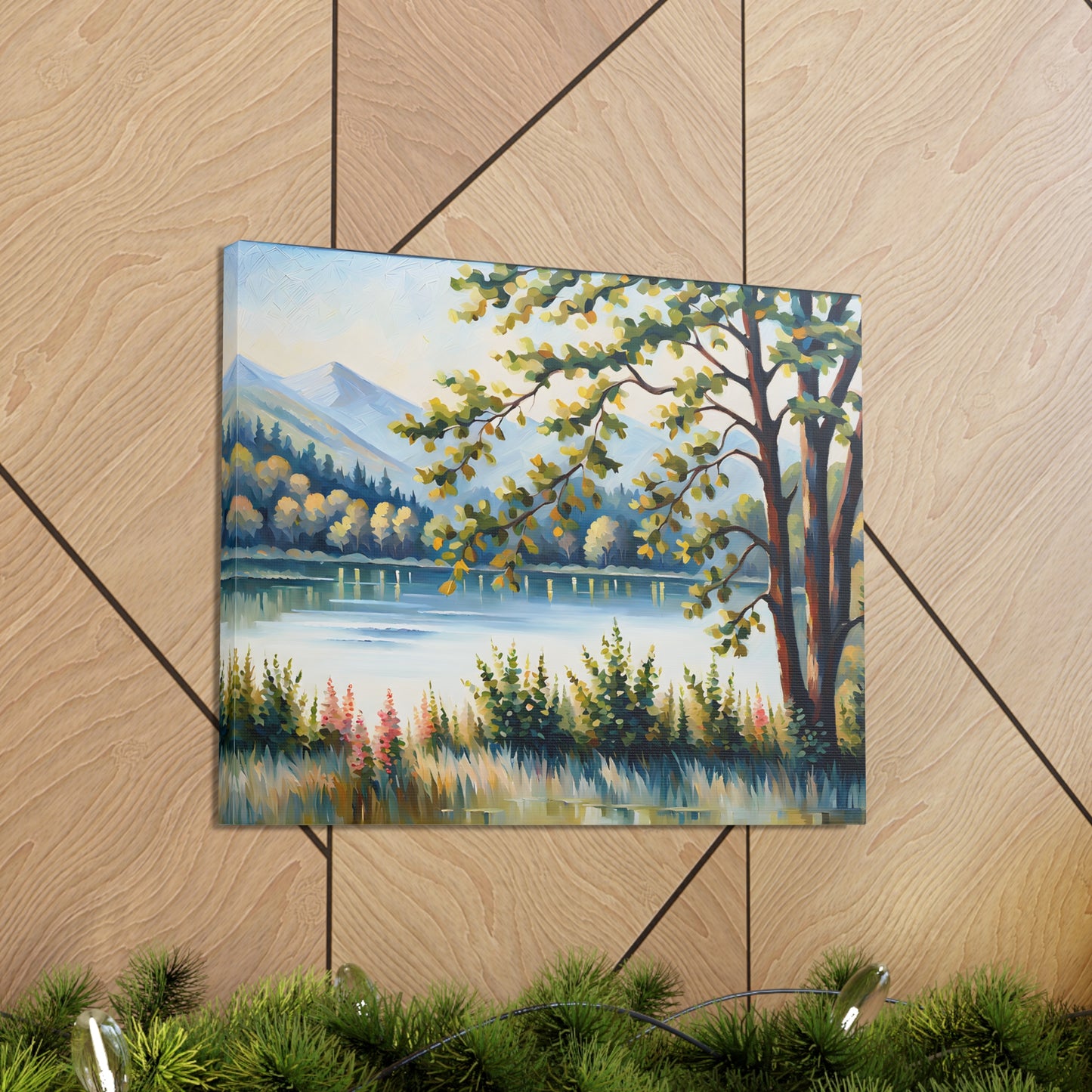 Serene Pastures: Classic Oil Painting Wall Décor