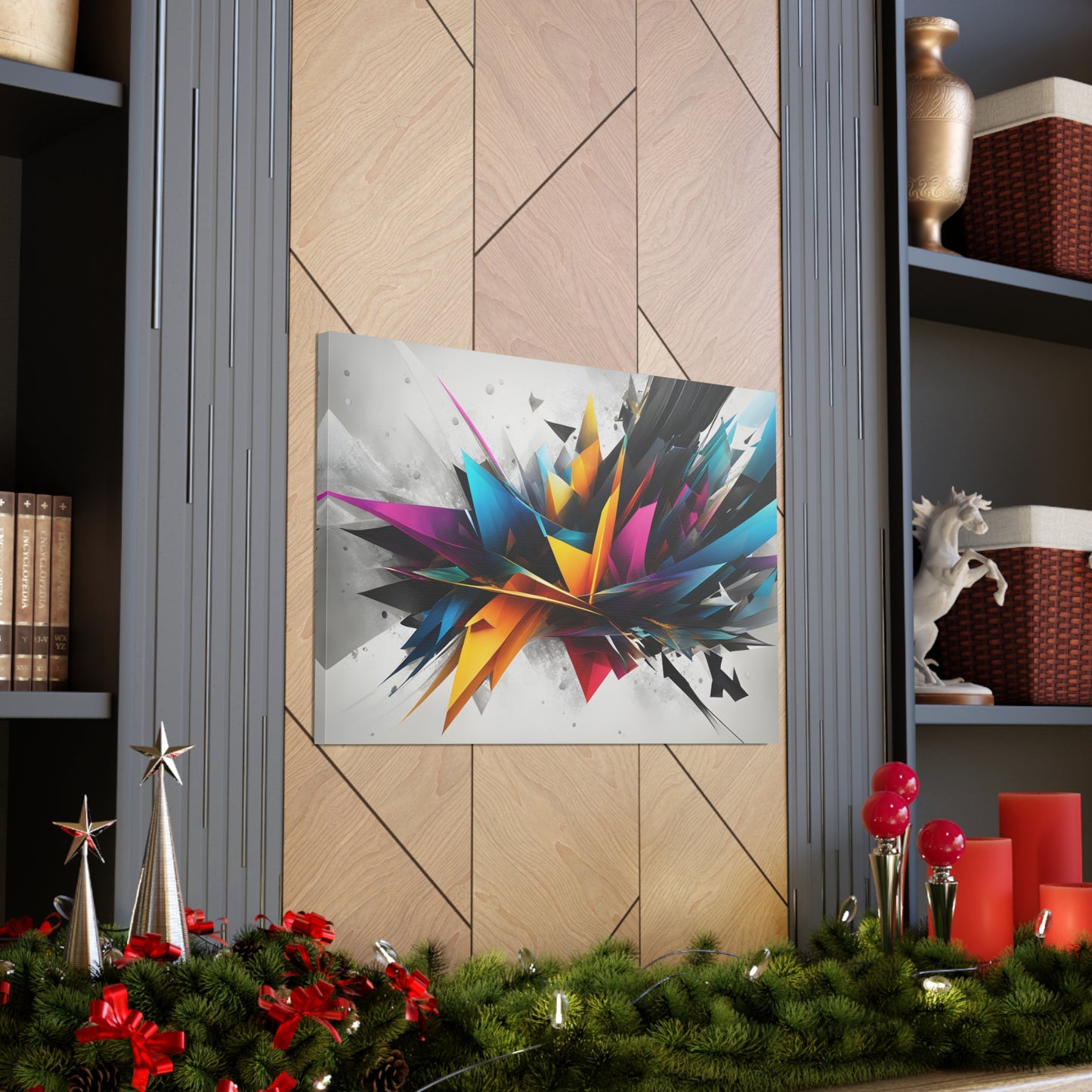 Velvet Flux: Abstract Wall Décor