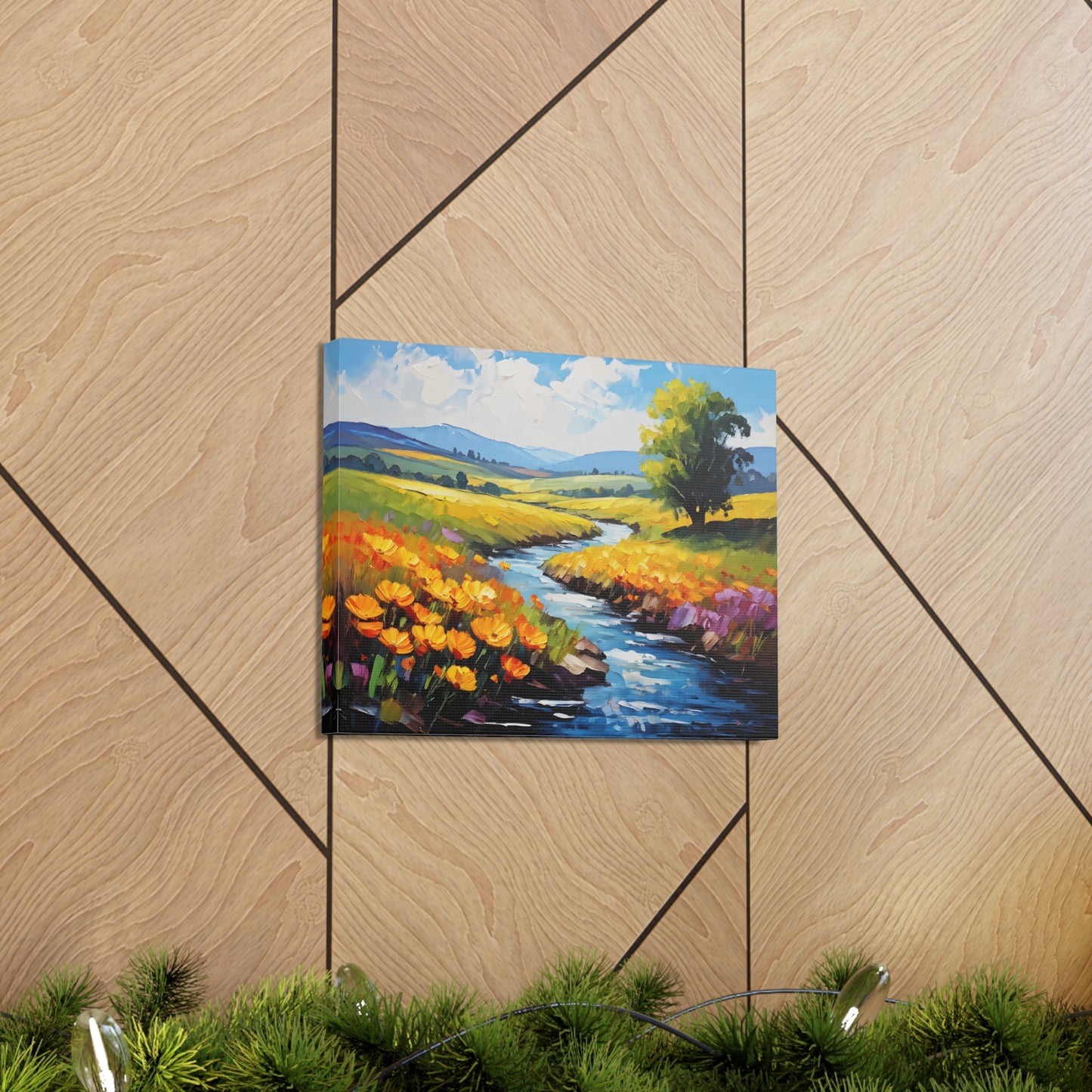 Radiant Garden: Classic Oil Painting Wall Décor