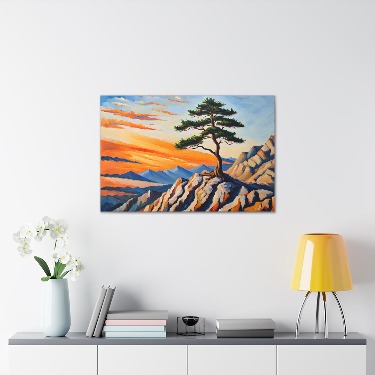 Warm Hues: Classic Oil Painting Wall Décor