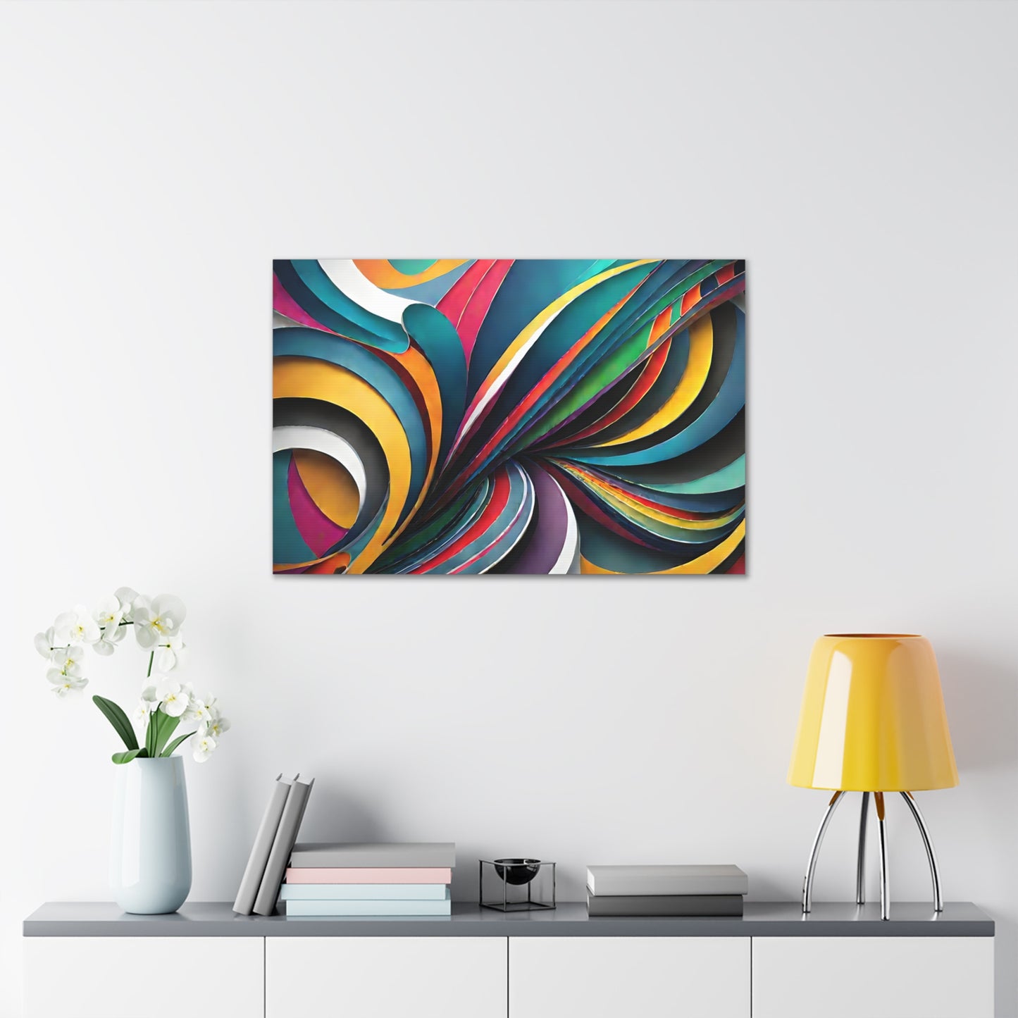 Mystical Cascade: Abstract Wall Décor