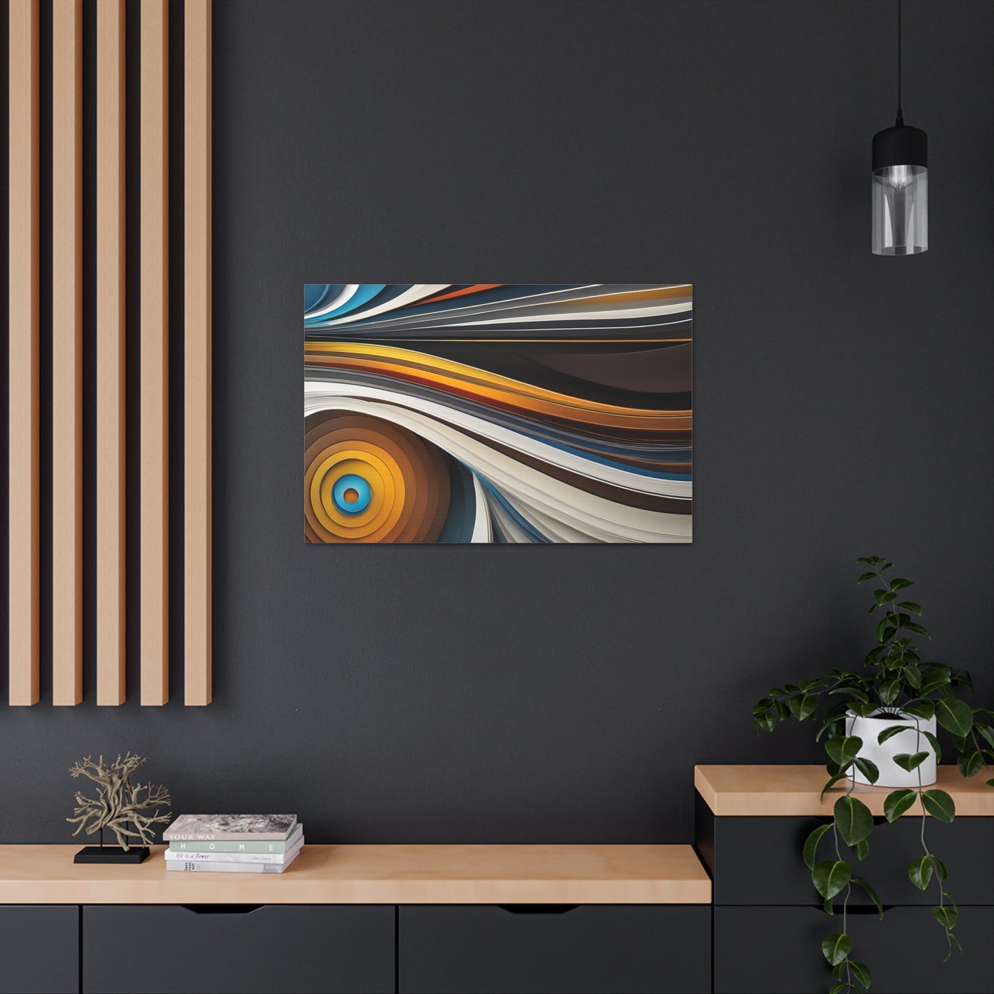 Celestial Whirl: Abstract Wall Décor