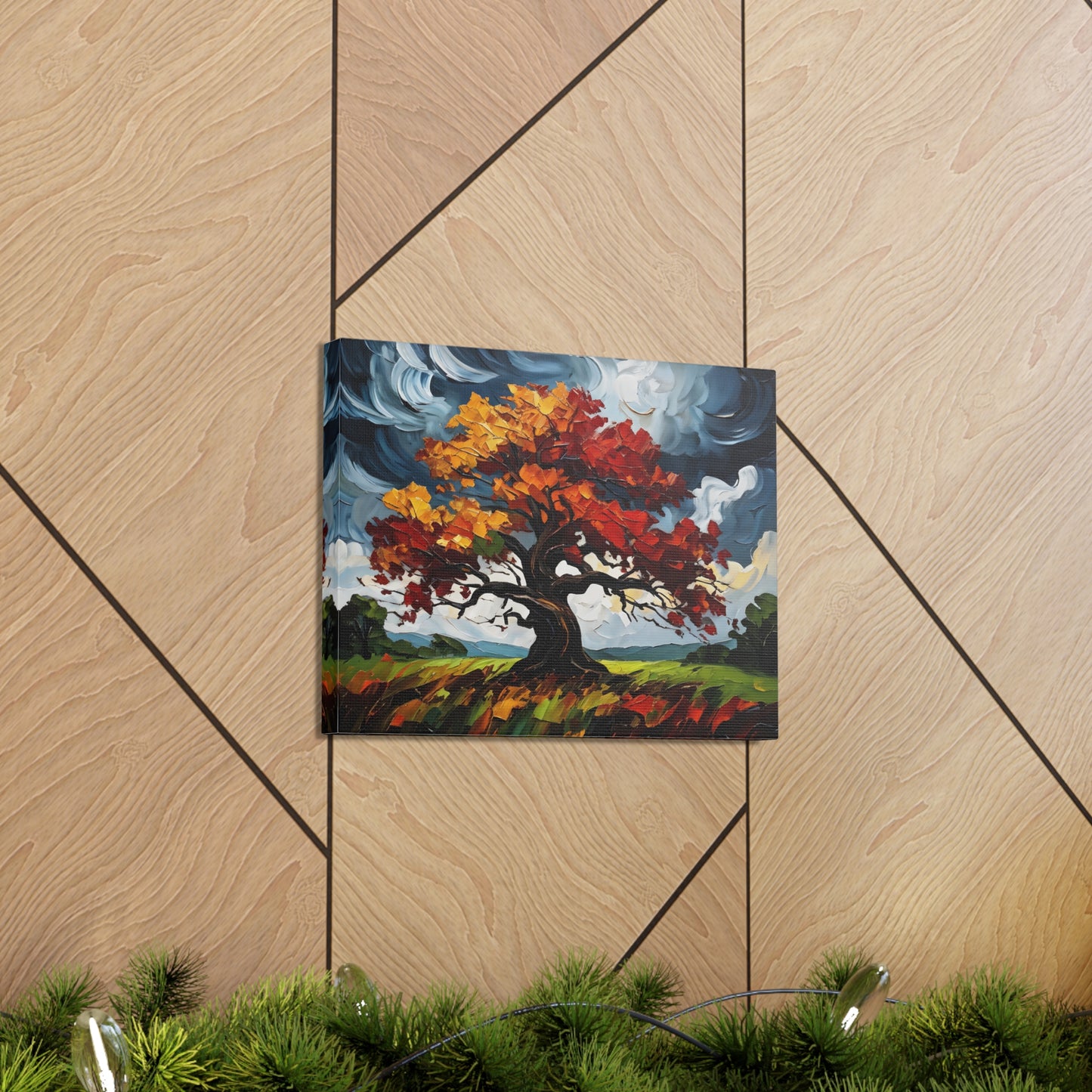 Autumn Rhapsody: Classic Oil Painting Wall Décor