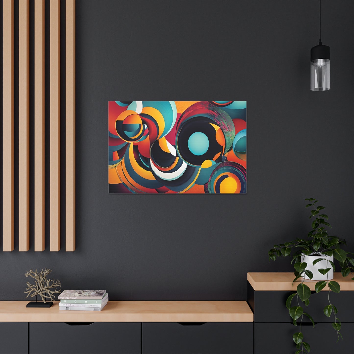 Infinite Whirl: Abstract Wall Décor