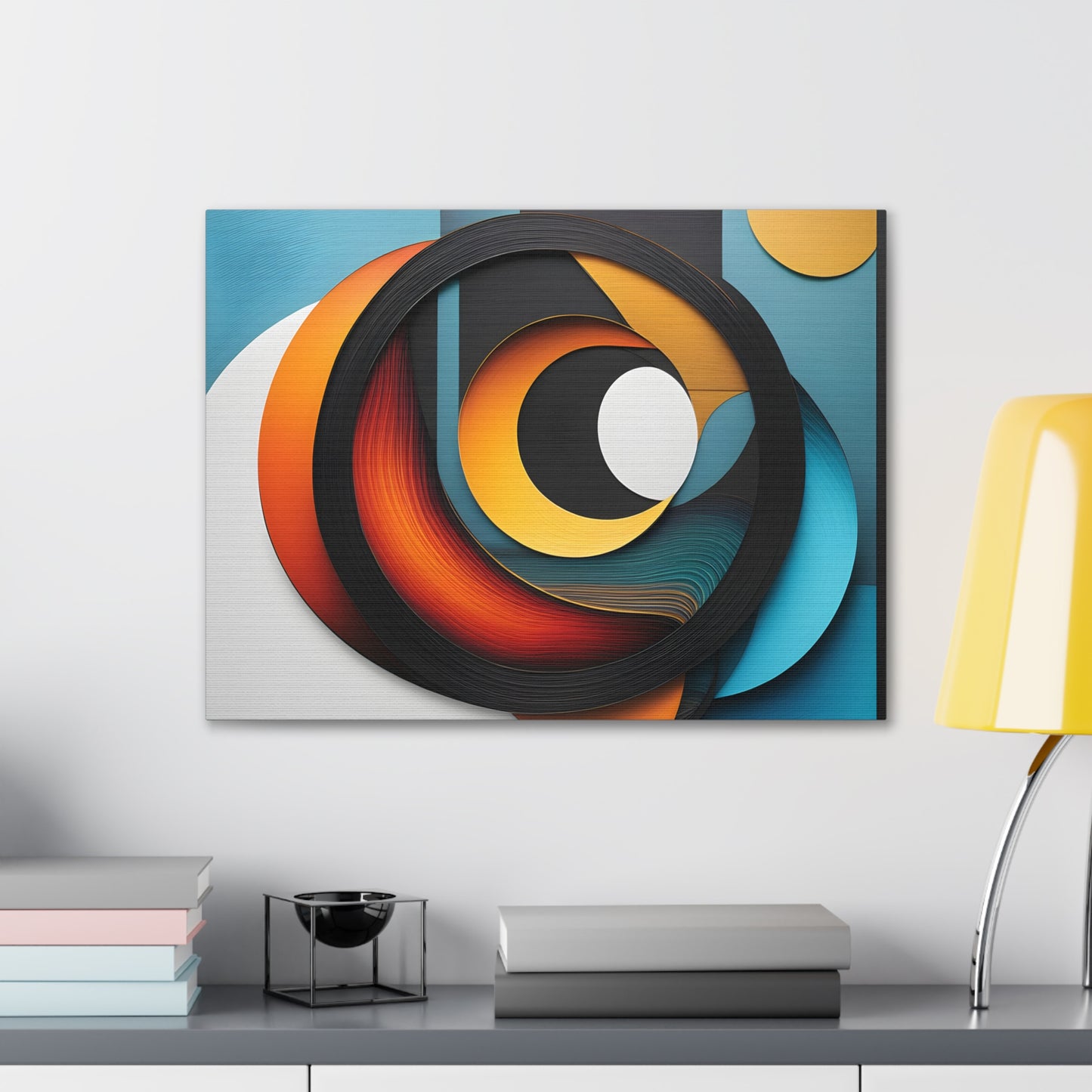 Harmonious Hues: Abstract Wall Décor