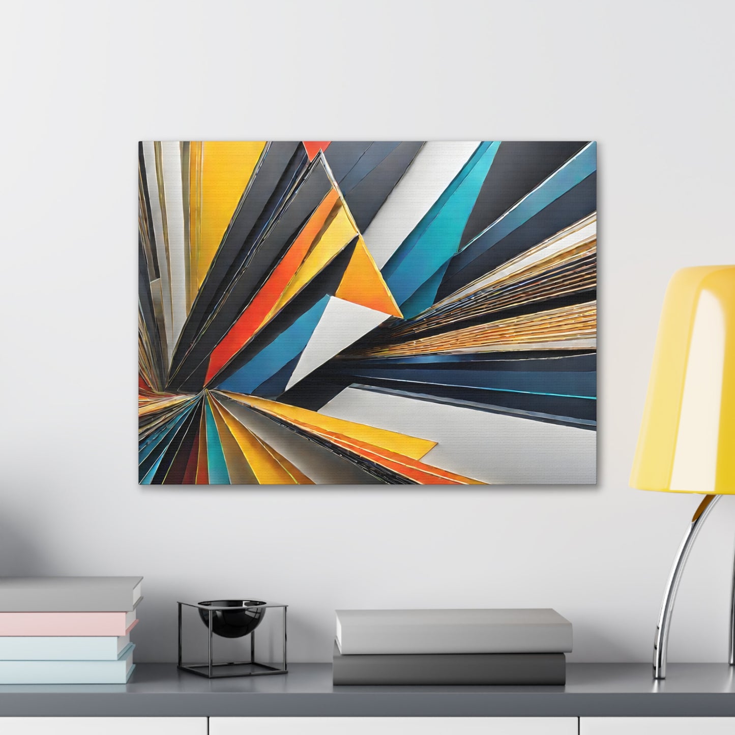 Spectrum Bloom: Abstract Wall Décor