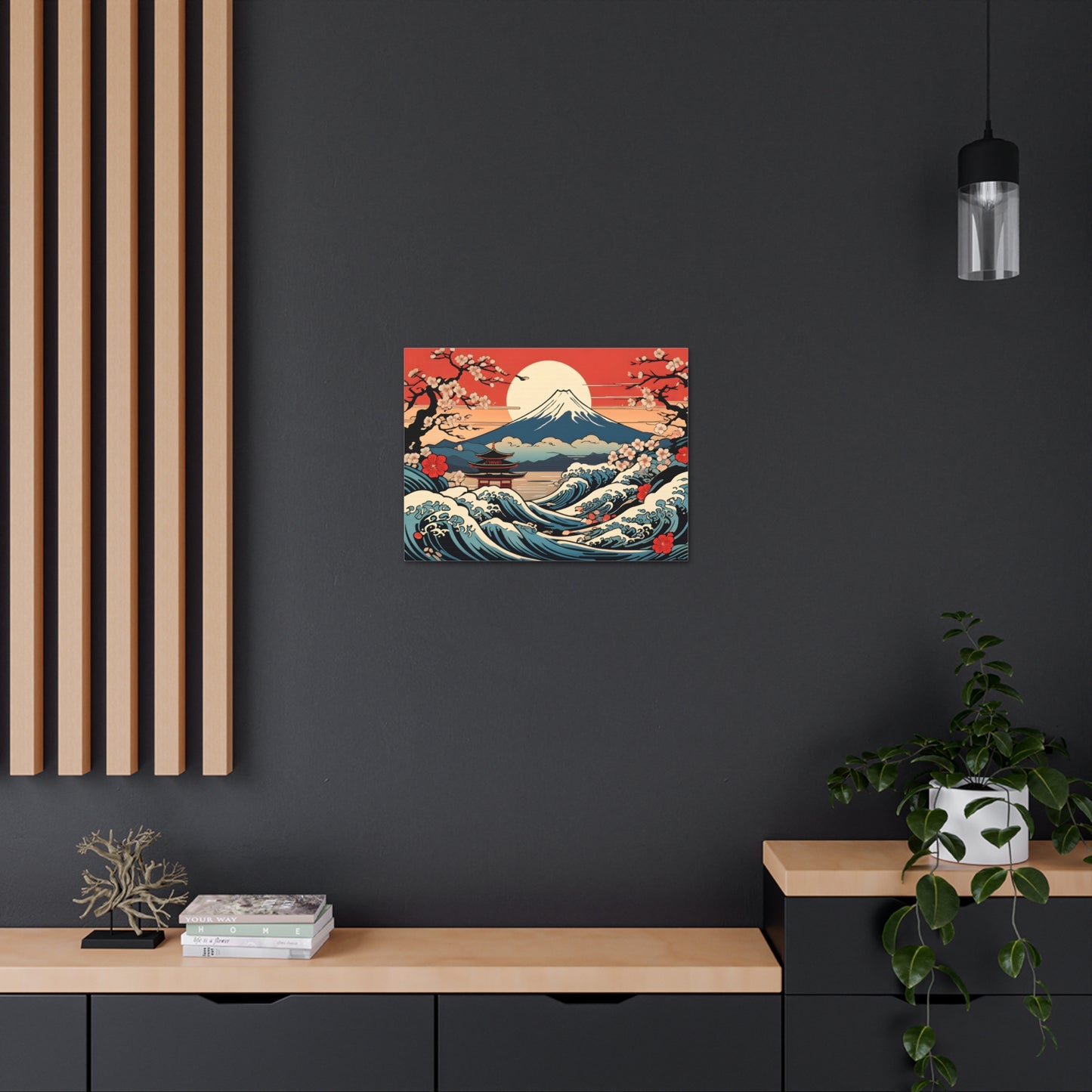 Crashing Monastery: Ukiyo-e Wall Décor