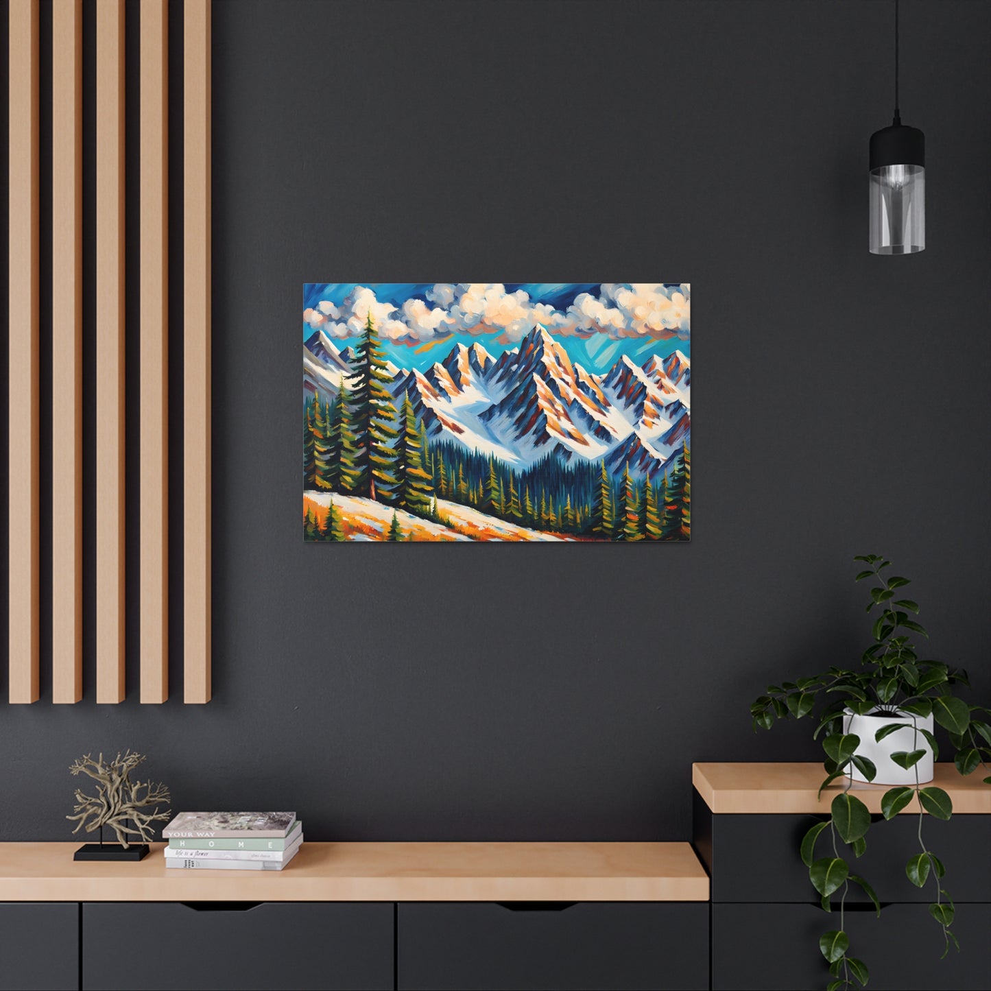 Rolling Clouds: Classic Oil Painting Wall Décor