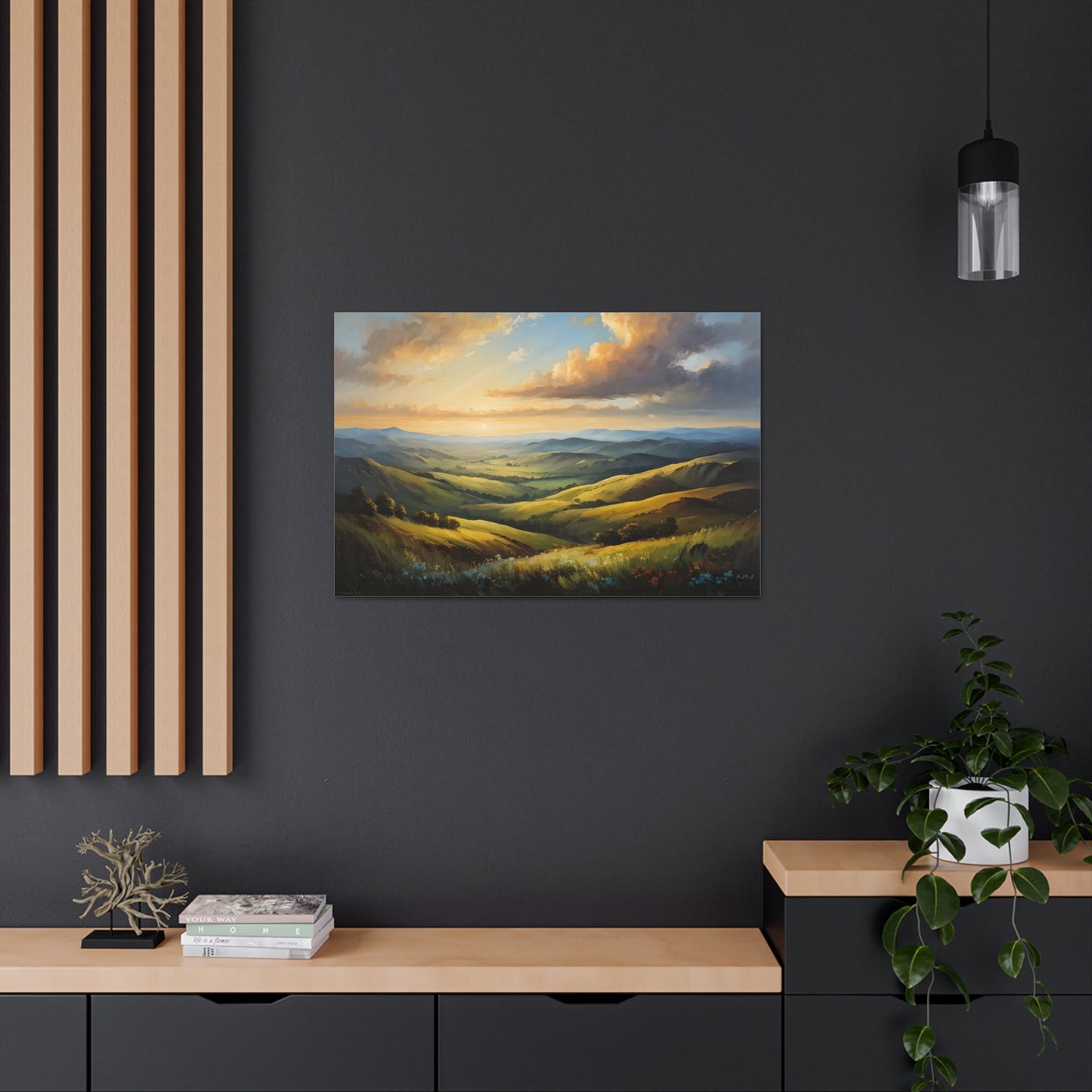 Tranquil Brook: Classic Oil Painting Wall Décor