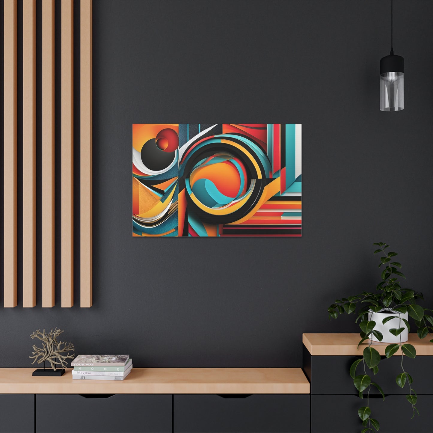 Chromatic Echo: Abstract Wall Décor