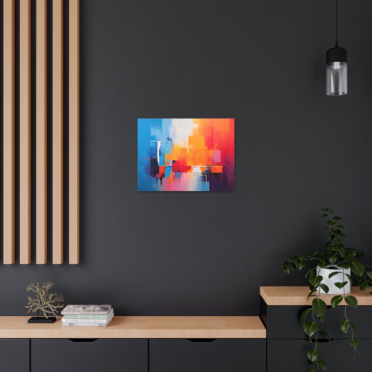 Spectrum Splash: Abstract Wall Décor