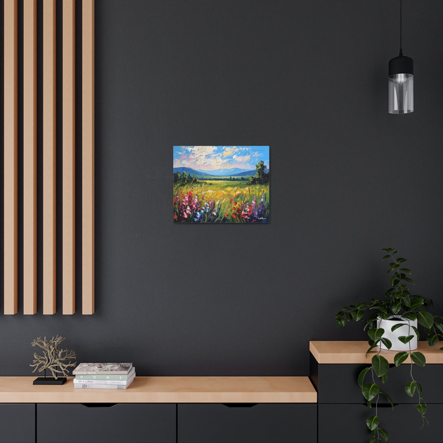 Tranquil Garden: Classic Oil Painting Wall Décor