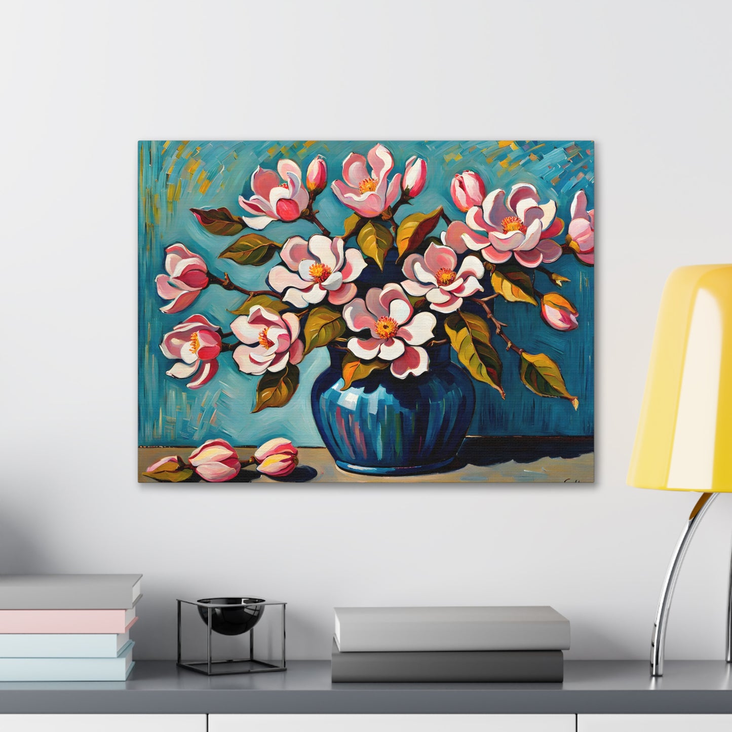 Lush Primrose: Classic Oil Painting Wall Décor