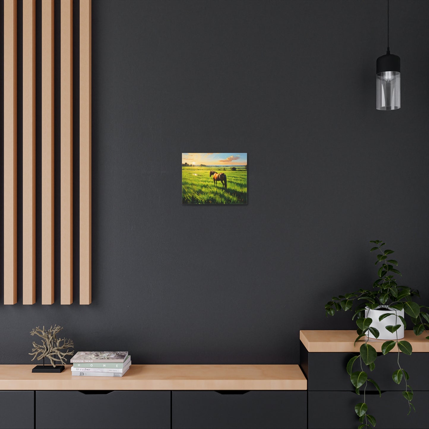 Sunrise Crest: Classic Oil Painting Wall Décor