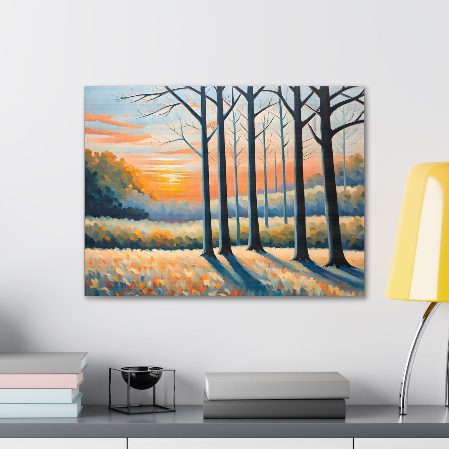 Enchanted Sunrise: Classic Oil Painting Wall Décor