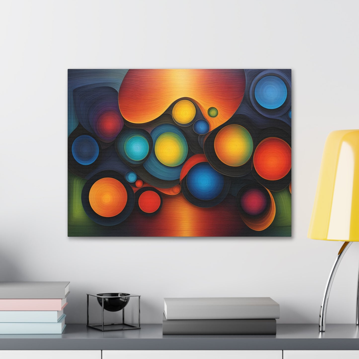 Radiant Whispers: Abstract Wall Décor