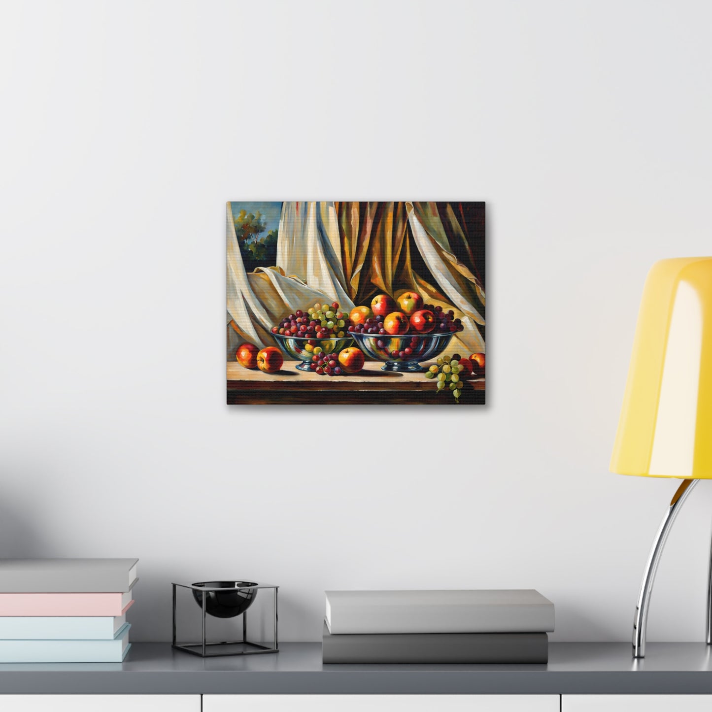 Fruitful Lunch: Classic Oil Painting Wall Décor