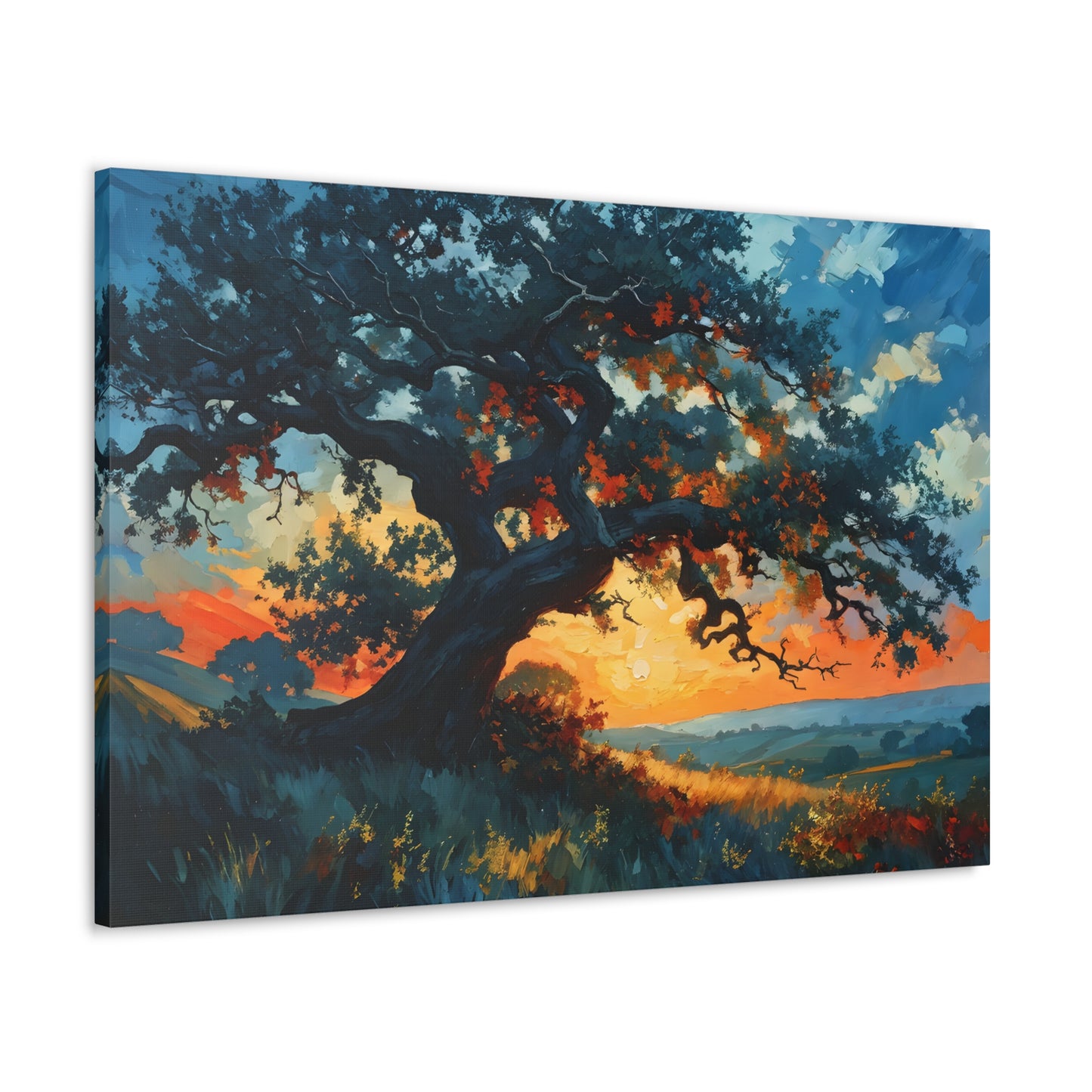 Enchanted Horizon: Classic Oil Painting Wall Décor