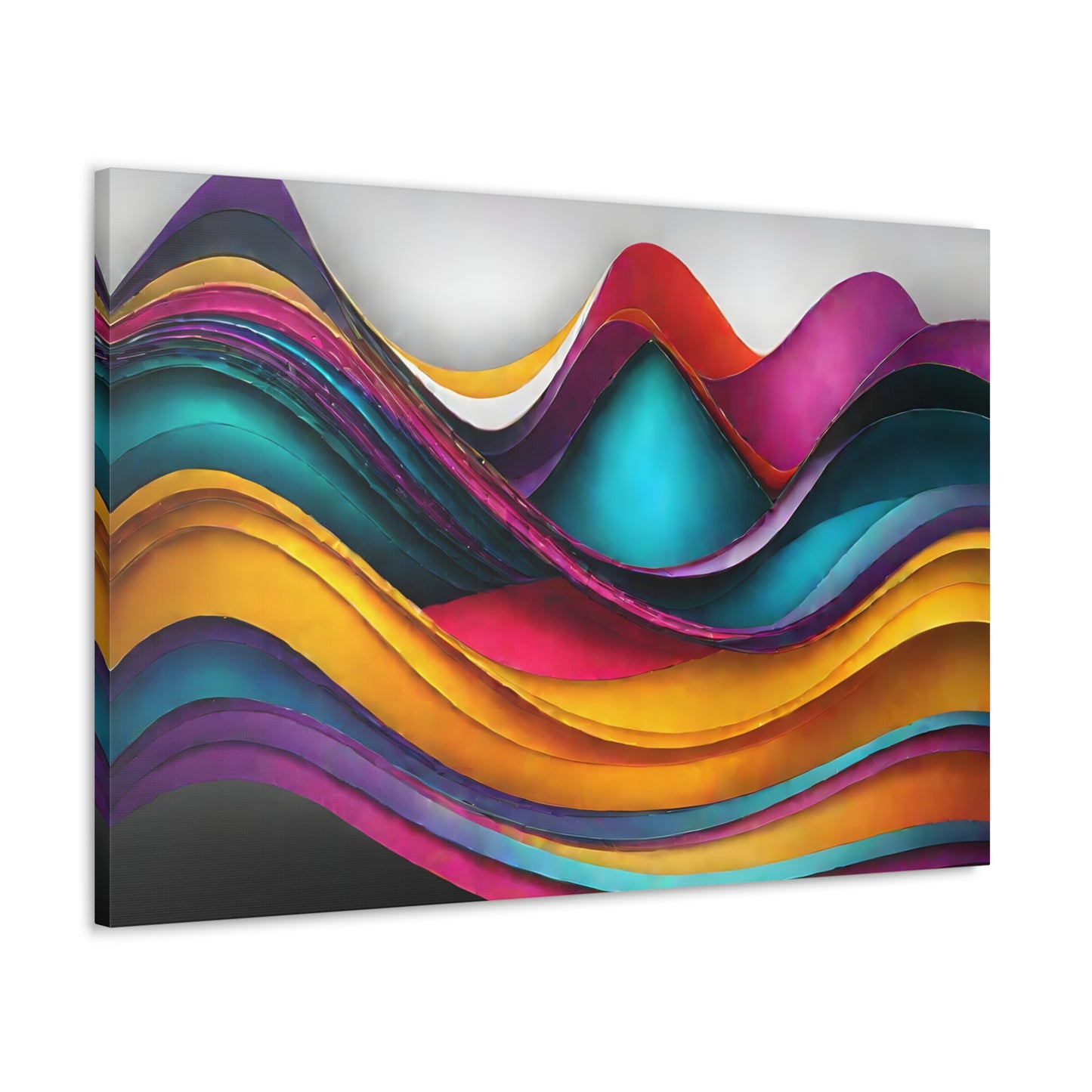 Luminescent Reflections: Abstract Wall Décor