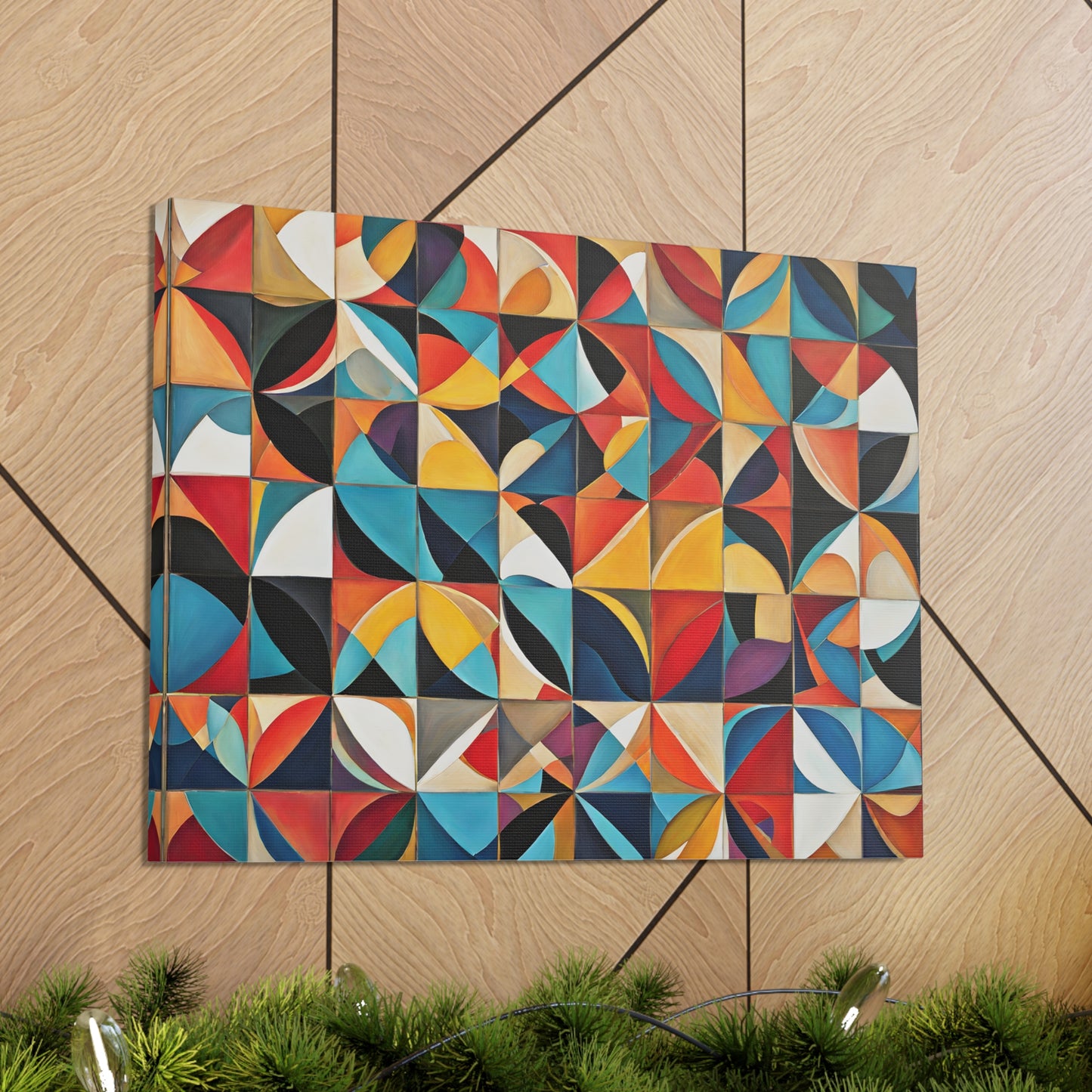 Harmonious Patterns: Abstract Wall Décor